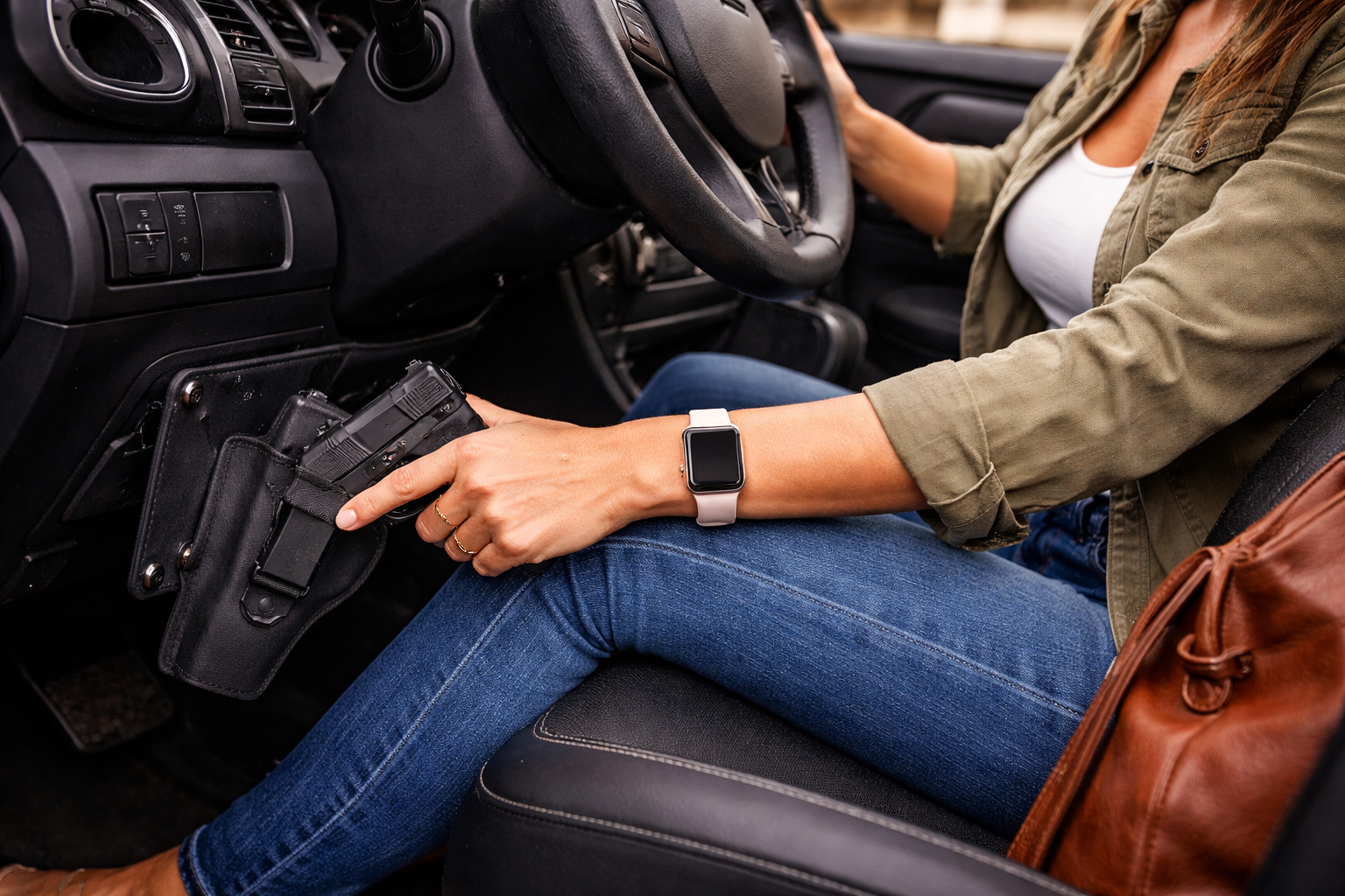 A Woman’s Guide to Vehicle Concealed Carry Holsters for Solo Travel