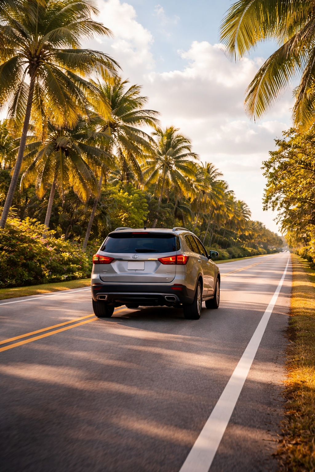 vehicle holster for road trips mounted beside car seat during long drive